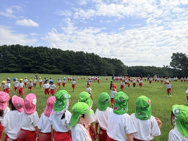 合同遠足に行きました。