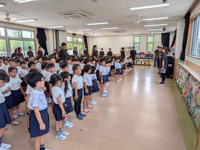 始業式の日・・・