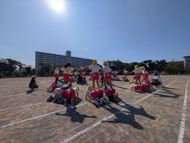 運動会を開催します、（当日確認連絡）
